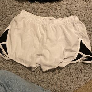 white, athletic shorts, bcg, large, willing to negotiate